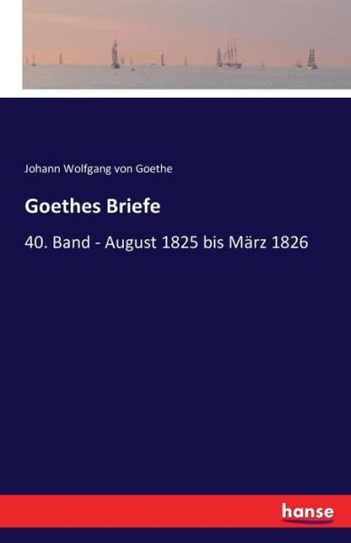 Goethes Briefe - Goethe - Książki -  - 9783742803023 - 21 lipca 2016