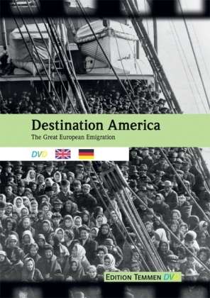 Cover for Various Various · Destination America (DVD) – The Great European Emigration (Pocketbok) (2024)