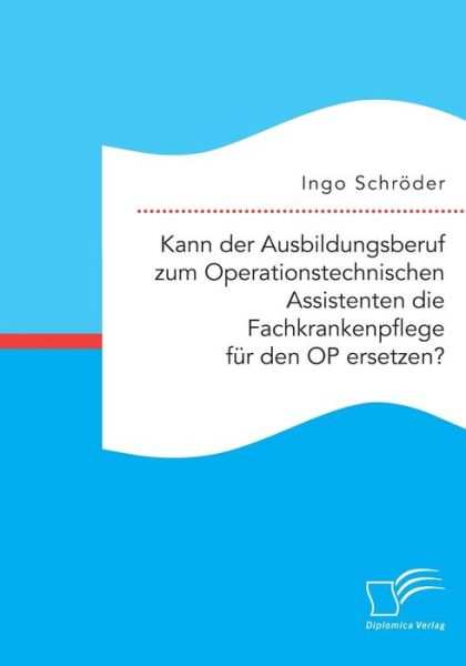 Cover for Schröder · Kann der Ausbildungsberuf zum (Book) (2018)