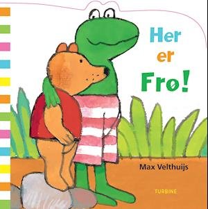 Cover for Max Velthuijs · Her er Frø! (Papbog) [1. udgave] (2021)