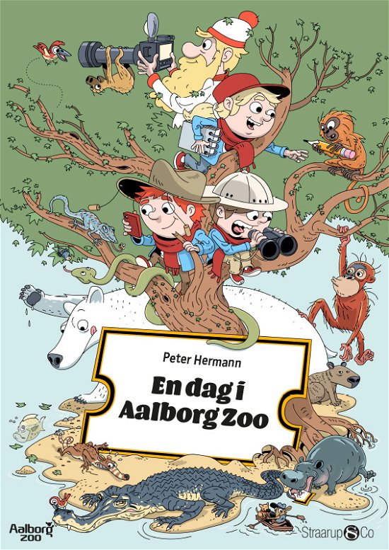 En dag i Aalborg Zoo - Peter Hermann - Livres - Straarup & Co - 9788770180023 - 23 mars 2018