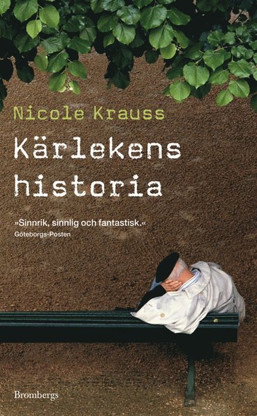 Cover for Nicole Krauss · Kärlekens historia (ePUB) (2012)