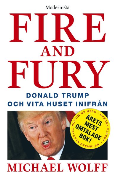 Cover for Michael Wolff · Fire &amp; Fury: Donald Trump och Vita huset inifrån (Hardcover Book) (2018)