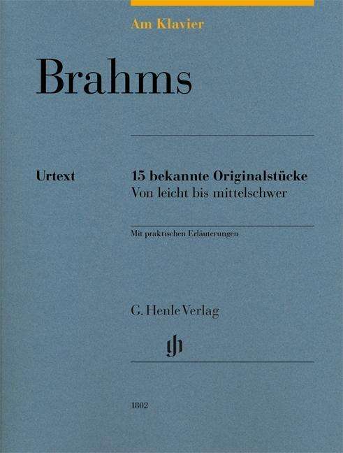 Cover for Brahms · Am Klavier - Brahms.HN1802 (Book)