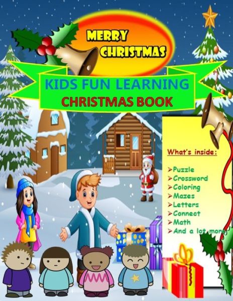 Cover for Jacquie L Jones · Kids Fun Learning Christmas Book (Paperback Book) (2020)