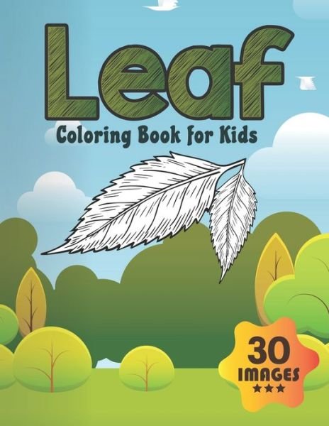 Cover for Neocute Press · Leaf Coloring Book for Kids (Paperback Bog) (2020)