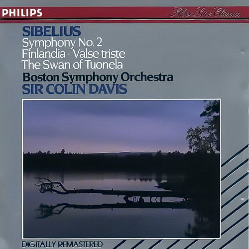 Cover for Boston Symphony Orchestra / Sir Colin Davis · Symphony No. 2 / Finlandia / Valse Triste / the Swan of Tuonela (CD) (1981)