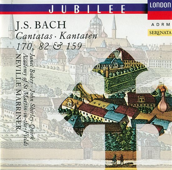 Cover for Johann Sebastian Bach · Cantatas 82,159,170 (CD)