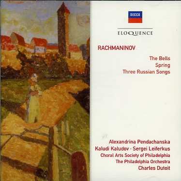 Cover for S. Rachmaninov · Bells / Spring (CD) (1990)