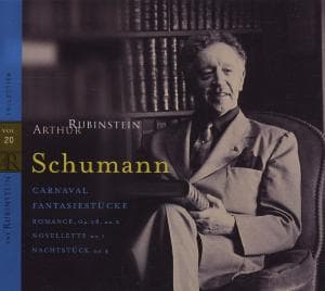 Cover for Rubinstein Arthur · Schumann: Carnaval / Fantasies (CD) (2005)