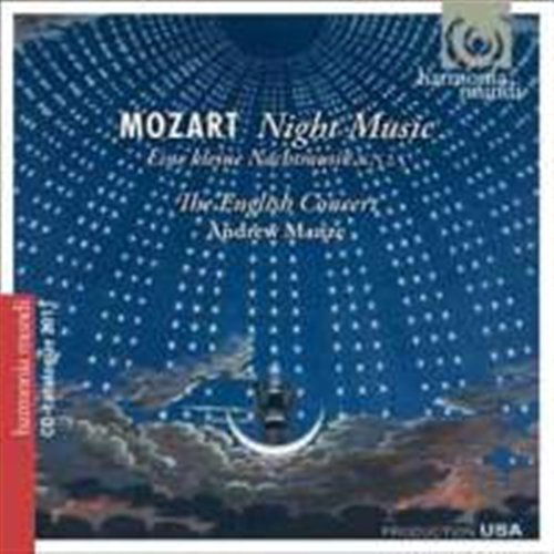 Night Music: Eine Kleine Nachtmusik / Serenata - Mozart / English Concert / Manze - Musiikki - HARMONIA MUNDI - 0093046628024 - tiistai 8. maaliskuuta 2011