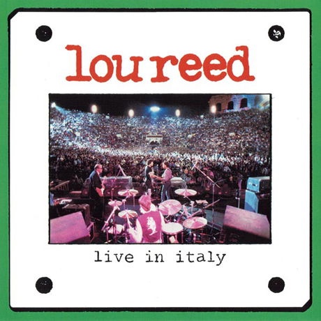 Cover for Lou Reed · Live In Italy (CD) (2017)