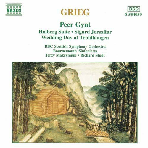 Peer Gynt / Holberg Suite - Esa-Pekka Salonen - Muzyka - NAXOS - 0636943405024 - 5 marca 1998