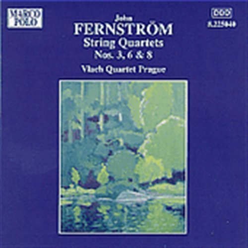 Cover for Fernstom / Vlach Quartet Prague · String Quartets 3 6 &amp; 8 (CD) (1998)