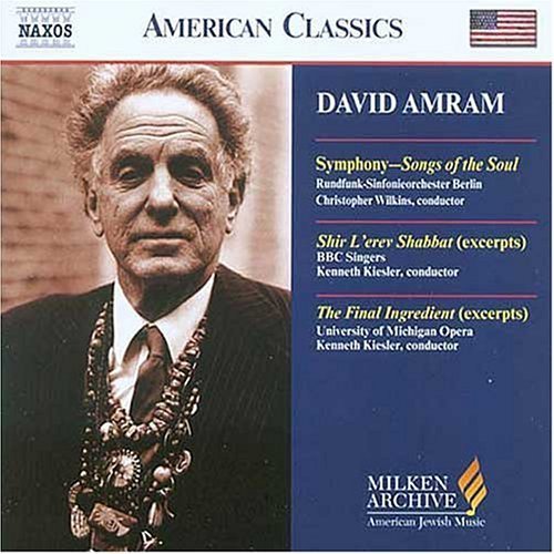 Cover for Amram / Selig / Wang / Williams / Glenn / Kiesler · Milken Archive of American Jewish Music: Symphony (CD) (2004)