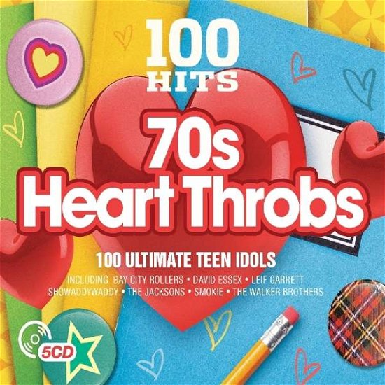 100 Hits - 70s Heartthrobs - Various Artists - Musiikki - Demon Records - 0654378717024 - tiistai 4. tammikuuta 2022