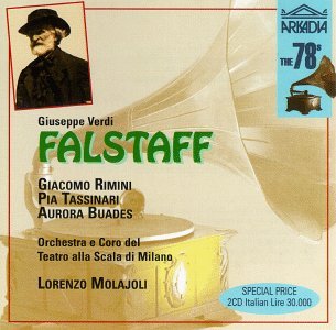 Cover for Verdi / Weisbach / Leipzig Radio Orchestra · Falstaff (CD) (1994)