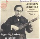 Cover for Segovia / Anido · His Contemporaries 6 (CD) (1999)