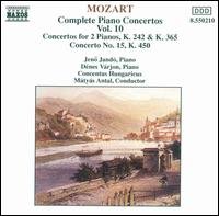 Piano Concerti 7, 10 & 15 - Mozart / Jando / Antal - Musiikki - NCL4 - 0730099521024 - tiistai 15. helmikuuta 1994
