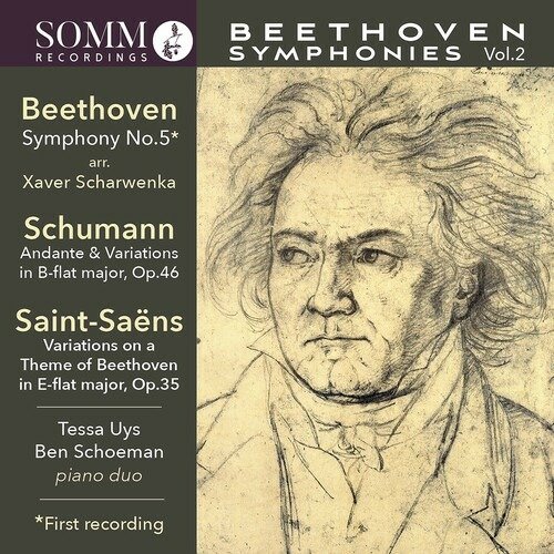 Ludwig Van Beethoven: The Symphonies / Arranged For Piano Duo / Vol. 2 - Uys / Schoeman - Musik - SOMM RECORDINGS - 0748871065024 - 15. April 2022