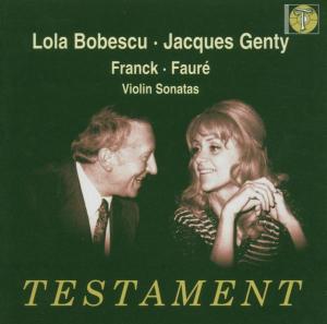 To A-Dur Sonater Testament Klassisk - Bobescu Lola / Gentry Jacques - Musik - DAN - 0749677136024 - 2000