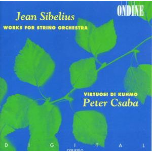 Cover for Sibelius / Csaba / Virtuosi Di Kuhmo · Works for String Orchestra (CD) (1995)