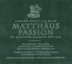 Cover for Bach J.s. · Bachj.s.:matthäus-passion (CD) (2005)