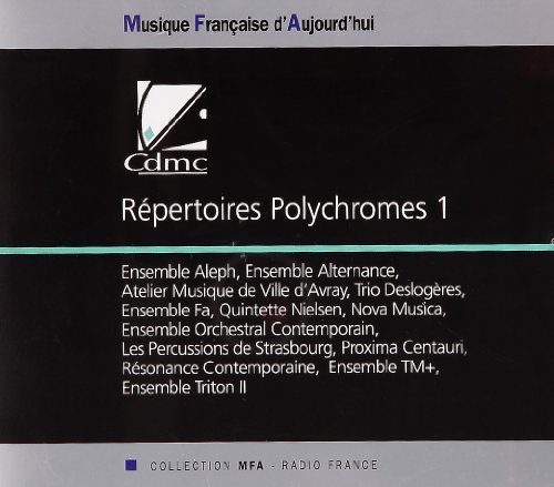 Cover for Repertoires Polychromes 1 / Various (CD) (1998)