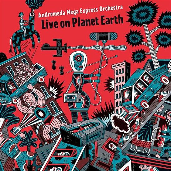 Cover for Andromeda Mega Express Orchestra · Live On Planet Earth (CD) (2014)