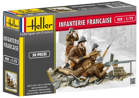 1/72 French Infantry - Heller - Merchandise - MAPED HELLER JOUSTRA - 3279510496024 - 