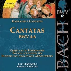 Cover for Bach-ensemble / Rilling · BACH: Kantaten BWV 4 - 6 (CD) (1998)