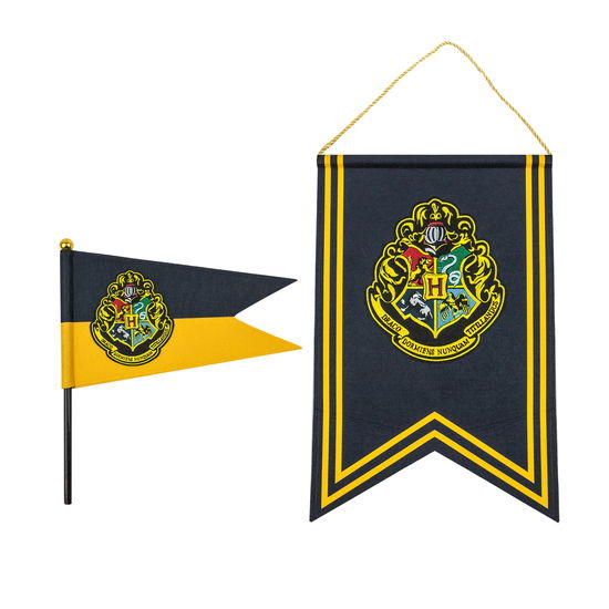 Set Banner & Pennant Hogwarts ( CR2110 ) - Harry Potter - Merchandise - CINEREPLICAS - Fame Bros. - Limited - 4895205601024 - 2020