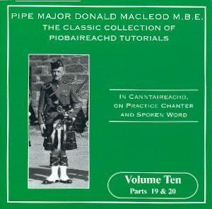 Cover for Donald Macleod · Piobaireachd Tutorial 10 (CD) (2011)