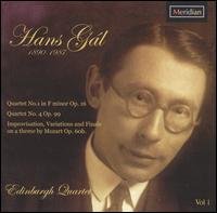 Cover for H. Gal · String Quartets 1 &amp; 4 (CD) (2006)
