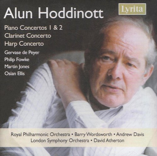 Cover for Hoddinott / Fowke / London Sym Orch / Atherton · Concertos for Piano Clarinet &amp; Harp (CD) (2008)