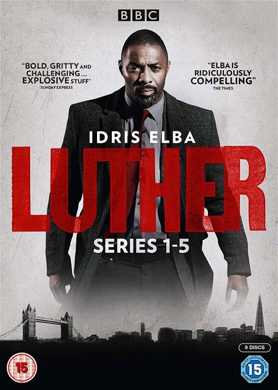 Cover for Luther Series 1-5 · Luther Series 1 to 5 Complete Boxset (DVD) (2019)