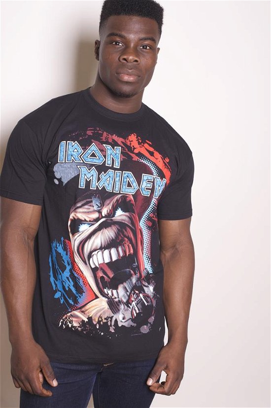Iron Maiden Unisex T-Shirt: Wildest Dream Vortex - Iron Maiden - Produtos - Global - Apparel - 5055295346024 - 
