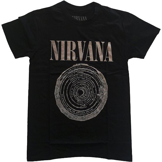 T-shirt # X-large Unisex Black # Vestibule - Nirvana - Merchandise -  - 5056368692024 - 