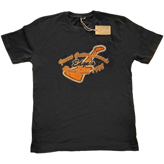 U2 Unisex T-Shirt: Edges Guitar Shop Est. 1978 (Ex-Tour) - U2 - Fanituote -  - 5056561051024 - 