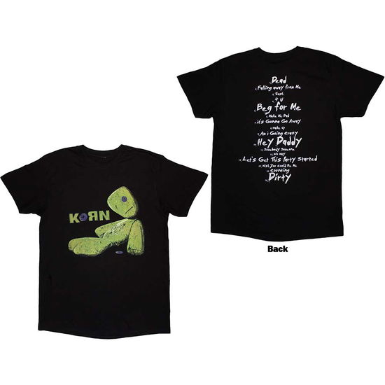 Cover for Korn · Korn Unisex T-Shirt: Issues Tracklist (Back Print) (T-shirt) [size S]