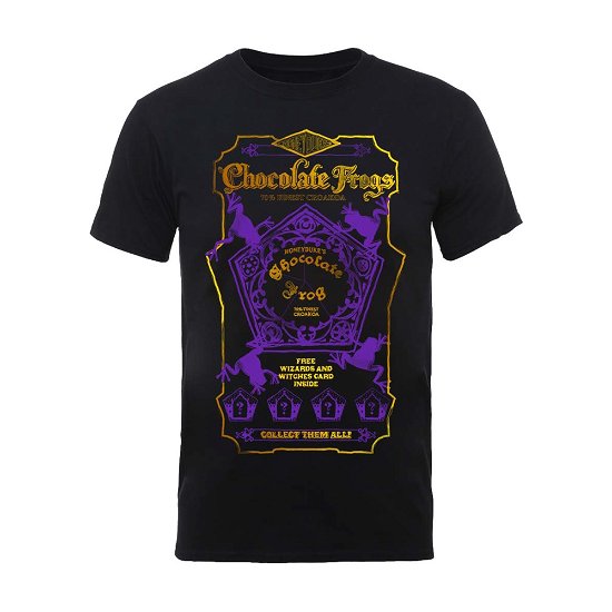 Cover for Harry Potter · Chocolate Frogs (T-shirt) [size M] [Black edition] (2017)