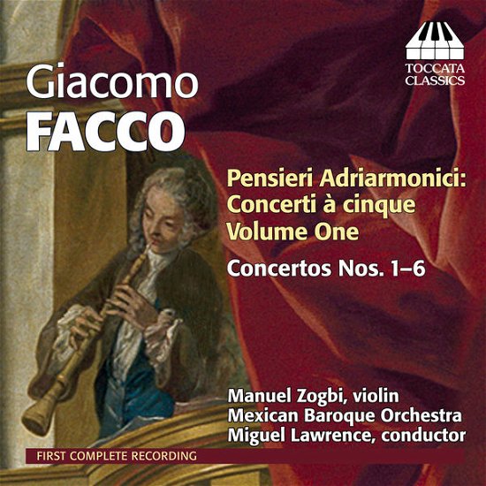Cover for Facco / Mexican Baroque Orchestra / Lawrence · Pensieri Adriarmonici 1 (CD) (2014)