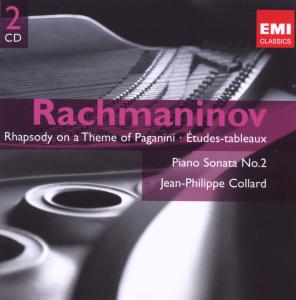 Rachmaninov: Piano Sonata No. 2 / Rhapsody On A Theme Of Paganini - Jean-philippe Collard - Musik - EMI CLASSICS - 5099969717024 - 7. september 2009