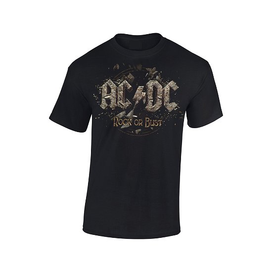 Cover for AC/DC · Rock or Bust (T-shirt) [size S] [Black edition] (2018)