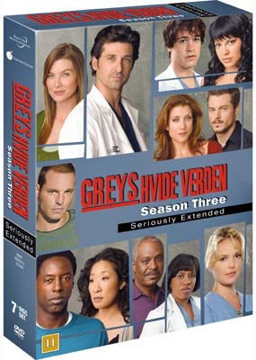 Cover for Greys Hvide Verden · Season  3 (DVD) (2016)