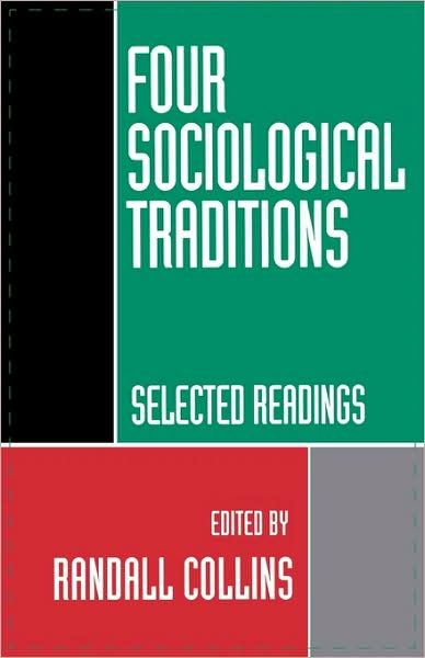 Cover for Randall Collins · Four Sociological Traditions: Selected Readings (Pocketbok) (1994)