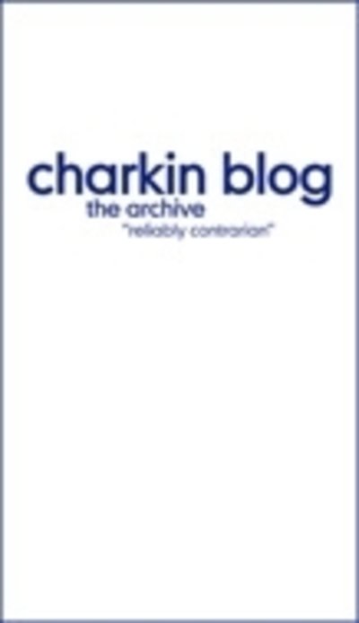 Cover for Richard Charkin · Charkin Blog: The Archive (Paperback Book) (2008)