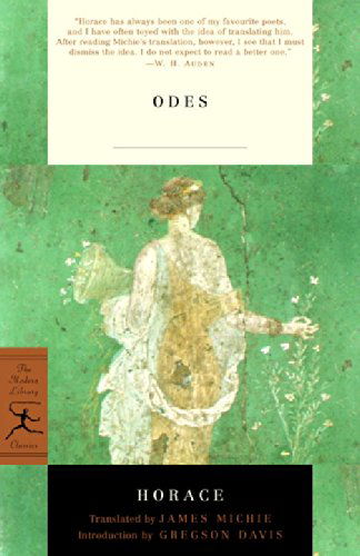 Cover for Horace · Odes: with the Latin Text (Modern Library Classics) (Paperback Book) (2002)