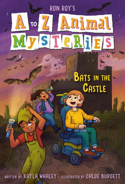 Cover for Ron Roy · A to Z Animal Mysteries #2: Bats in the Castle (Paperback Bog) (2023)