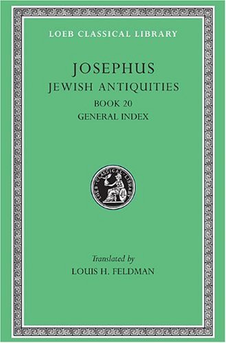 Cover for Josephus · Jewish Antiquities, Volume IX: Book 20. General Index - Loeb Classical Library (Innbunden bok) (1965)